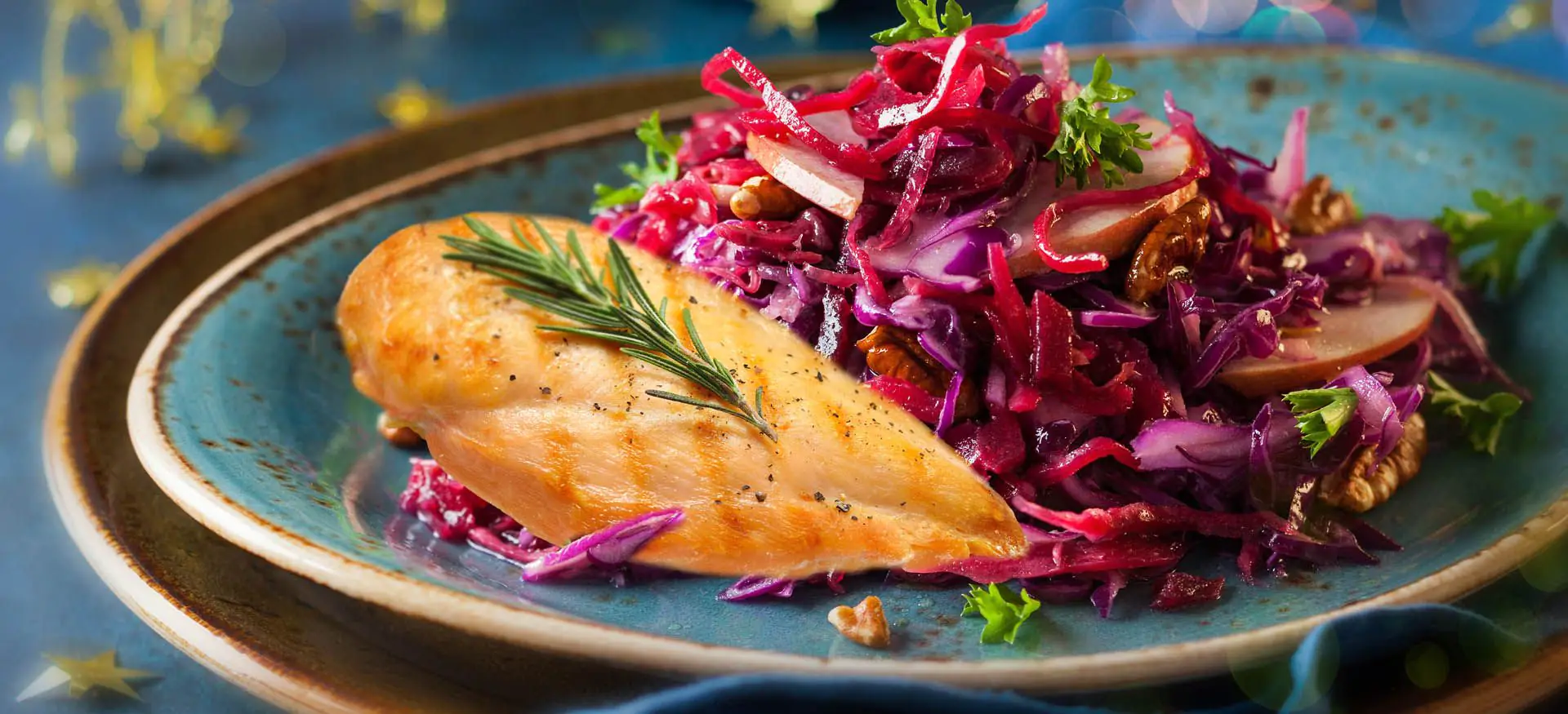 Salada Colorida com Limão Cocinero e Paillard
