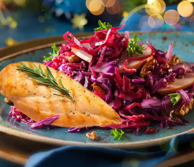 Salada Colorida com Limão Cocinero e Paillard