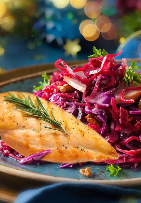 Salada Colorida com Limão Cocinero e Paillard