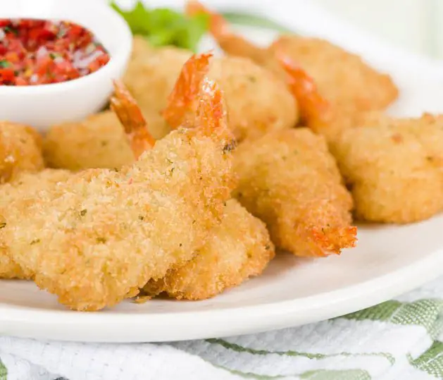 Bolinho de Mandioca e Camarão