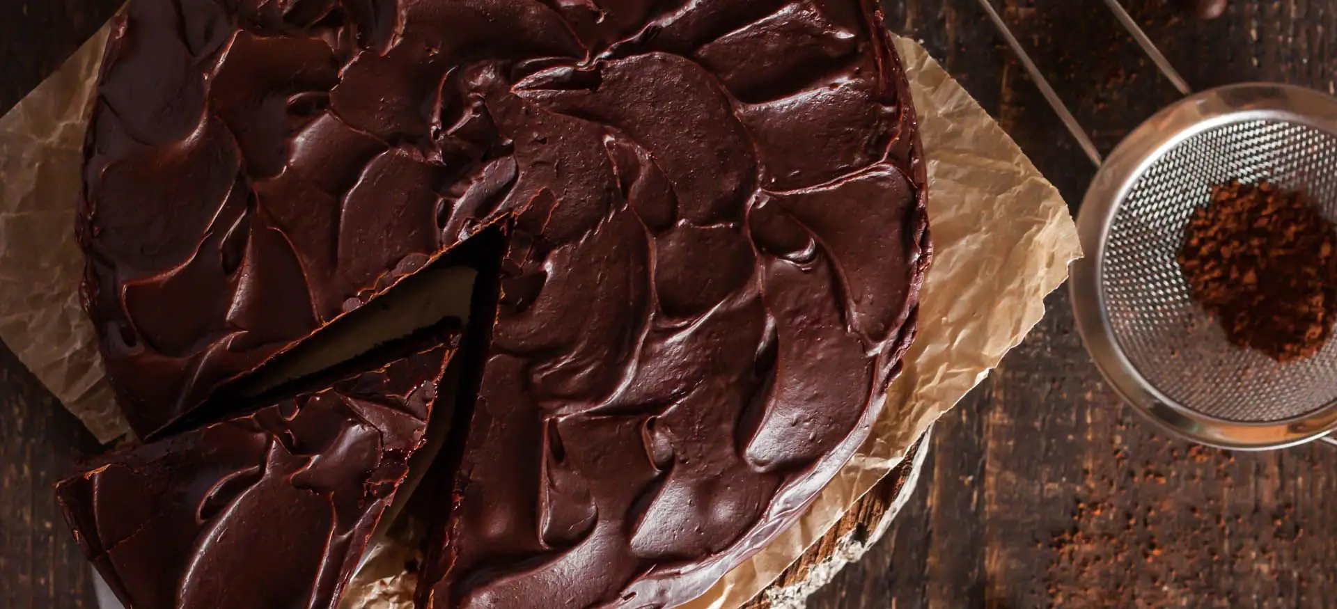 Bolo de Chocolate com Azeite Cocinero Extra Virgem