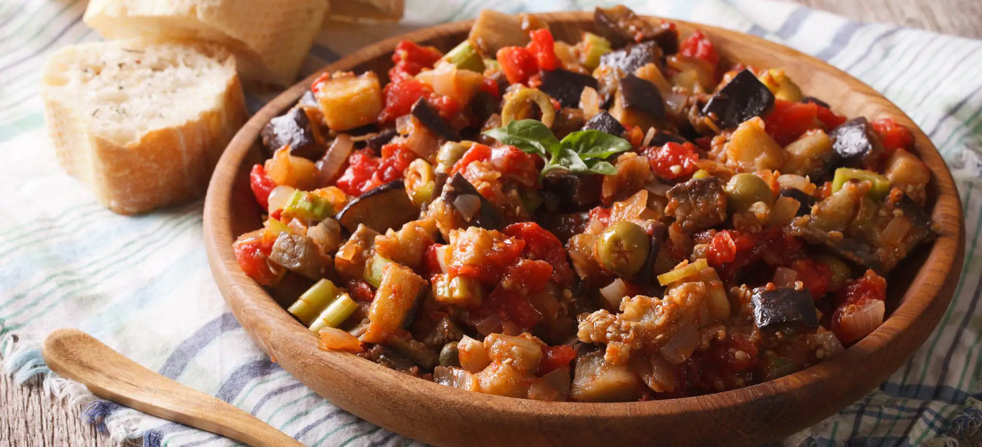 Caponata com Azeite Cocinero Extra Virgem