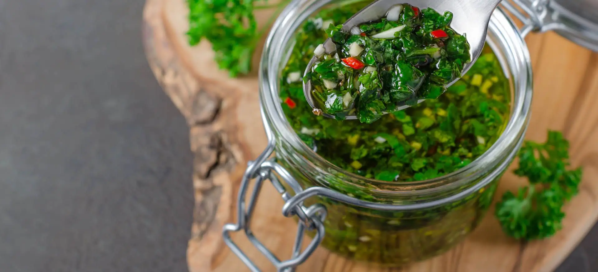 Chimichurri com Cocinero Azeite Extravirgem