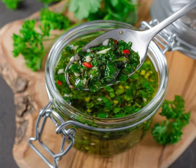 Chimichurri com Cocinero Azeite Extravirgem