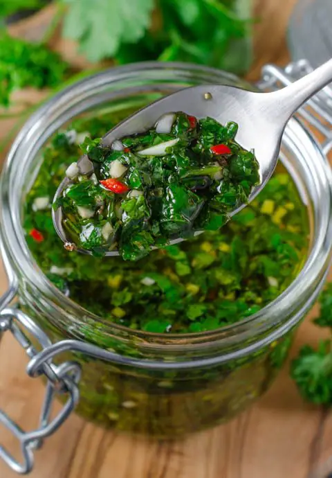 Chimichurri com Cocinero Azeite Extravirgem