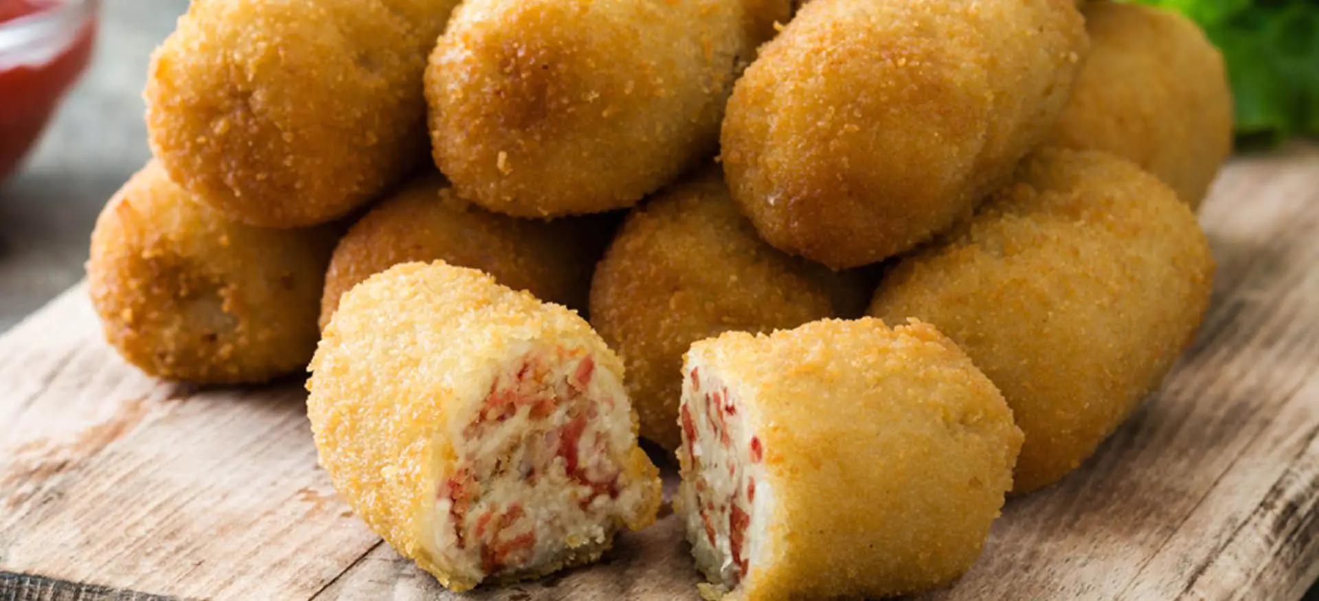 Croquete de Salame com Limão