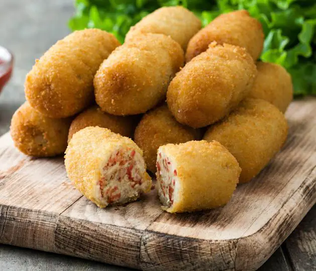 Croquete de Salame com Limão