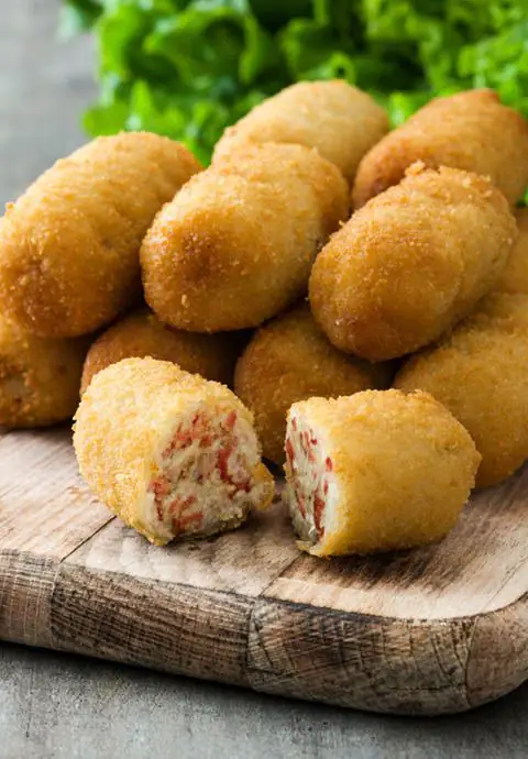 Croquete de Salame com Limão