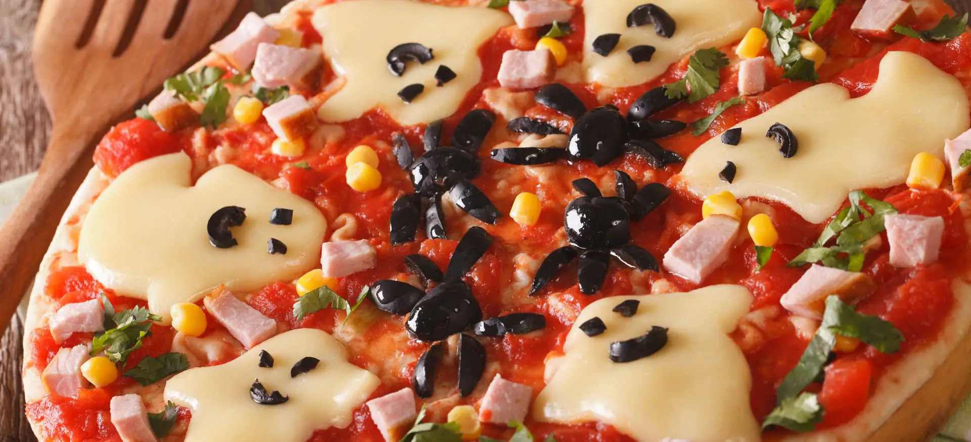 Pizza de Halloween Cocinero