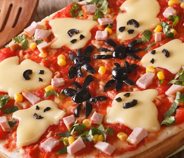 Pizza de Halloween Cocinero