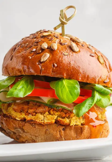Hamburger Vegetariano com Cocinero Azeite Extravirgem
