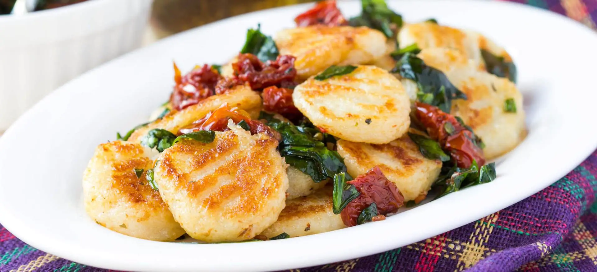 Gnocchi Salteado com Azeite Cocinero Extra Virgem