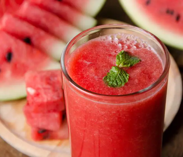 Suco de melancia, Limão Cocinero e hortelã